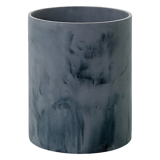 Alternate image 1 for Studio 3B™ Faux Marble Wastebasket in Black