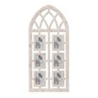 Alternate image 5 for Ridge Road D&eacute;cor 6-Opening Whitewashed Wood Vintage Wall Photo Frame