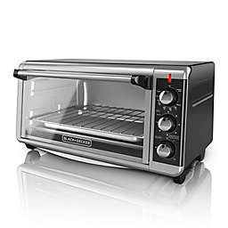 Black & Decker™ Extra-Wide 8-Slice Toaster Oven in Black