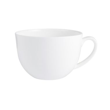 Our Table&reg; Sawyer Breakfast Mug in White. View a larger version of this product image.
