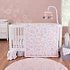 Alternate image 4 for Trend Lab&reg; Blush Floral 3-Piece Crib Bedding Set in Pink