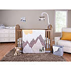 Alternate image 2 for Trend Lab&reg; Mountain Baby 3-Piece Crib Bedding Set in Grey