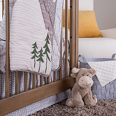 Trend Lab&reg; Mountain Baby 3-Piece Crib Bedding Set in Grey. View a larger version of this product image.