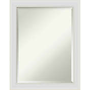 Amanti 22-Inch x 28-Inch Art Flair Soft Framed Wall Mirror in White