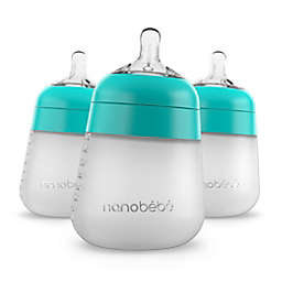 Nanobébé 3-Pack Flexy Silicone 9 oz. Bottles