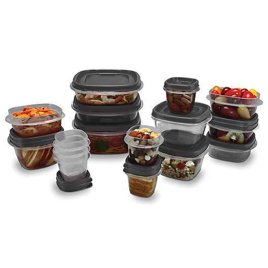 Alternate image 1 for Rubbermaid® EasyFindLids™ Antimicrobial 32-Piece Food Storage Container Set
