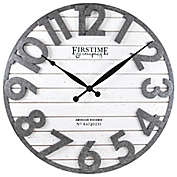 FirsTime &amp; Co.&reg; 18-Inch Sawyer Shiplap Wall Clock