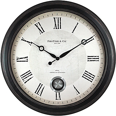 FirsTime &amp; Co.&reg; Adair Wall Clock in Bronze. View a larger version of this product image.