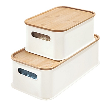 Squared Away&trade; Bathroom Storage Bin Collection. View a larger version of this product image.