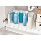 Alternate image 6 for Squared Away&trade; Eco Open-Front Stacking Storage Bin in White