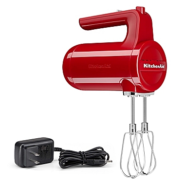 KitchenAid&reg; Cordless 7 Speed Hand Mixer in Empire Red. View a larger version of this product image.