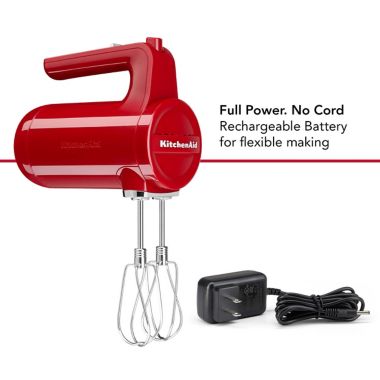 KitchenAid&reg; Cordless 7 Speed Hand Mixer in Empire Red. View a larger version of this product image.