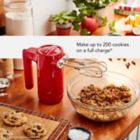 Alternate image 2 for KitchenAid&reg; Cordless 7 Speed Hand Mixer in Empire Red