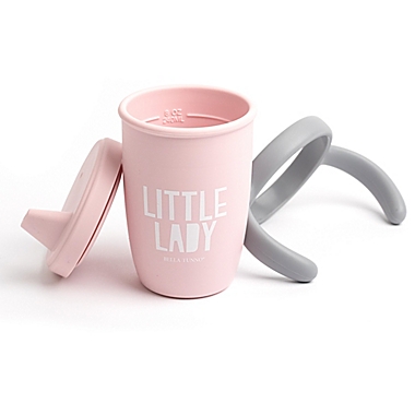Bella Tunno&trade; Little Lady Happy Sippy Cup in Pink. View a larger version of this product image.