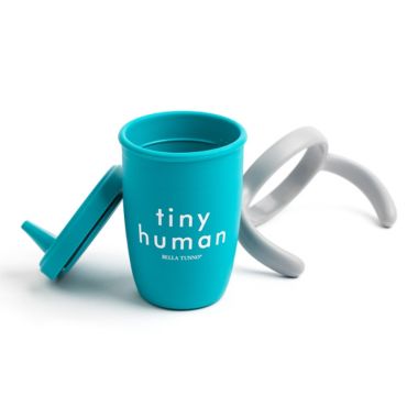 Bella Tunno&trade; Tiny Human Happy Sippy Cup in Blue. View a larger version of this product image.