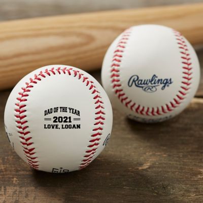 Rawlings&reg; Dad of the Year Baseball in White