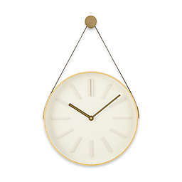 Studio 3B™ 20-Inch Round Hanging Wall Clock in Natural Wood