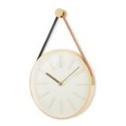 Alternate image 1 for Studio 3B&trade; 20-Inch Round Hanging Wall Clock in Natural Wood