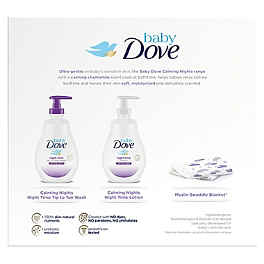 Baby Dove&reg; 4-Piece Night Time Care Gift Set. View a larger version of this product image.