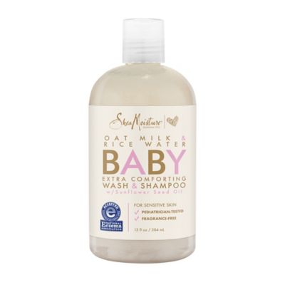 SheaMoisture&reg; 13 fl. oz. Oat Milk &amp; Rice Water Baby Extra Comforting Wash and Shampoo
