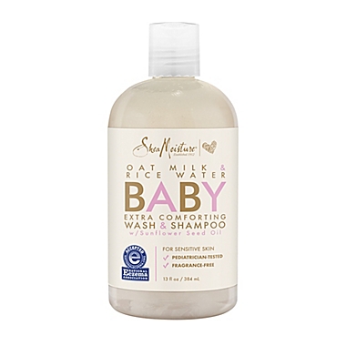 SheaMoisture&reg; 13 fl. oz. Oat Milk & Rice Water Baby Extra Comforting Wash and Shampoo. View a larger version of this product image.