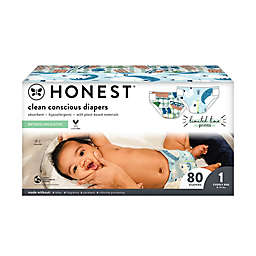 Honest® Snow Much Fun/Pajama Chic 80-Count Size 1 Disposable Diapers