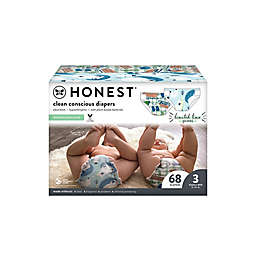 Honest® Snow Much Fun/Pajama Chic 68-Count Size 3 Disposable Diapers