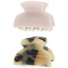 Alternate image 0 for Capelli&reg; New York 2-Pack Claw Clip in Tortoise/Pink