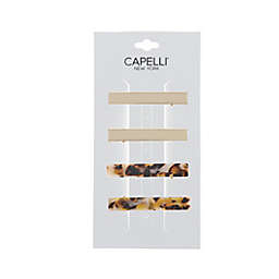 Capelli® New York 4-Pack Pelican Clips in Tortoise