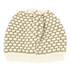 Alternate image 1 for Newborn Flower Knit Beanie in Ivory