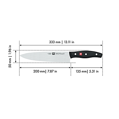 ZWILLING&reg; Twin Signature 8-Inch Chef Knife in Black. View a larger version of this product image.