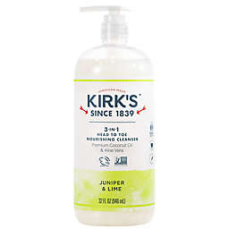 Kirk's™ 32 fl. oz. 3-in-1 Head to Toe Nourishing Cleanser in Juniper and Lime