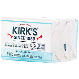Kirk's 3-Pack Original Coco Castile Natural Bar Soap