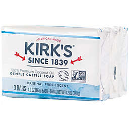 Kirks™ 3-Pack Gentle Castile Soap in Original Fresh Scent