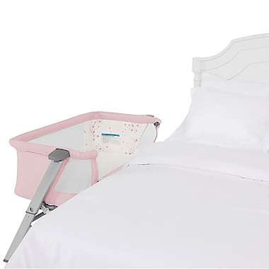 Dream On Me Skylar Bassinet and Bedside Sleeper in Pink. View a larger version of this product image.