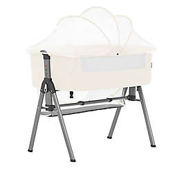Dream On Me Lotus Bassinet and Bedside Sleeper in Ivory