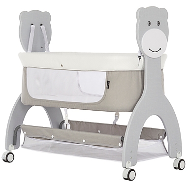 Dream On Me Cub Portable Bassinet Rocking Cradle in Grey. View a larger version of this product image.