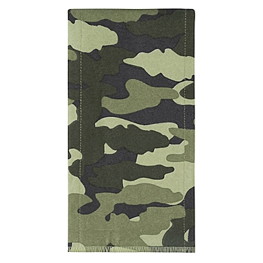 Gerber&reg; 4-Pack Bear Flannel Burp Cloths in Green. View a larger version of this product image.