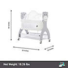 Alternate image 18 for Dream On Me Cub Portable Bassinet Rocking Cradle in White