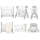 Alternate image 2 for Dream On Me Cub Portable Bassinet Rocking Cradle in White