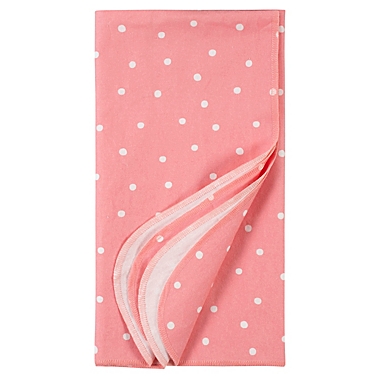 Gerber&reg; 4-Pack Princess Flannel Receiving Blankets in Pink. View a larger version of this product image.