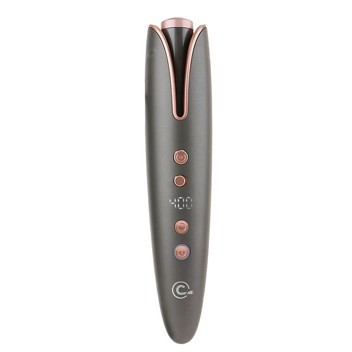 CTC Cordless Auto Hair Curler with LCD Display, Adjustable Temperature and Timer