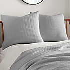 Alternate image 1 for Levtex Home Mills Waffle European Pillow Sham in Grey (Set of 2)