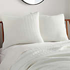 Alternate image 1 for Levtex Home Mills Waffle European Pillow Sham in Cream (Set of 2)