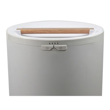 Haven&trade; Towel Warmer in White/Wood. View a larger version of this product image.