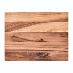 Our Table™ 18-Inch x 14-Inch Acacia Cutting Board with Cutout Handles