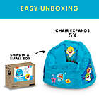 Alternate image 4 for Delta Children&reg; Nickelodeon Baby Shark Cozee Fluffy Chair in Blue