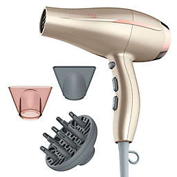 Conair® Frizz-Free Hair Dryer in Champagne/Pink
