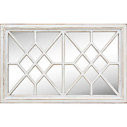 FirsTime & Co.® Fairfield 24-Inch x 37.5-Inch Vintage Farmhouse Window Mirror in White