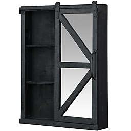 FirsTime & Co.® Winona 28-Inch x 21-Inch Farmhouse Barn Door Cabinet Wall Mirror
